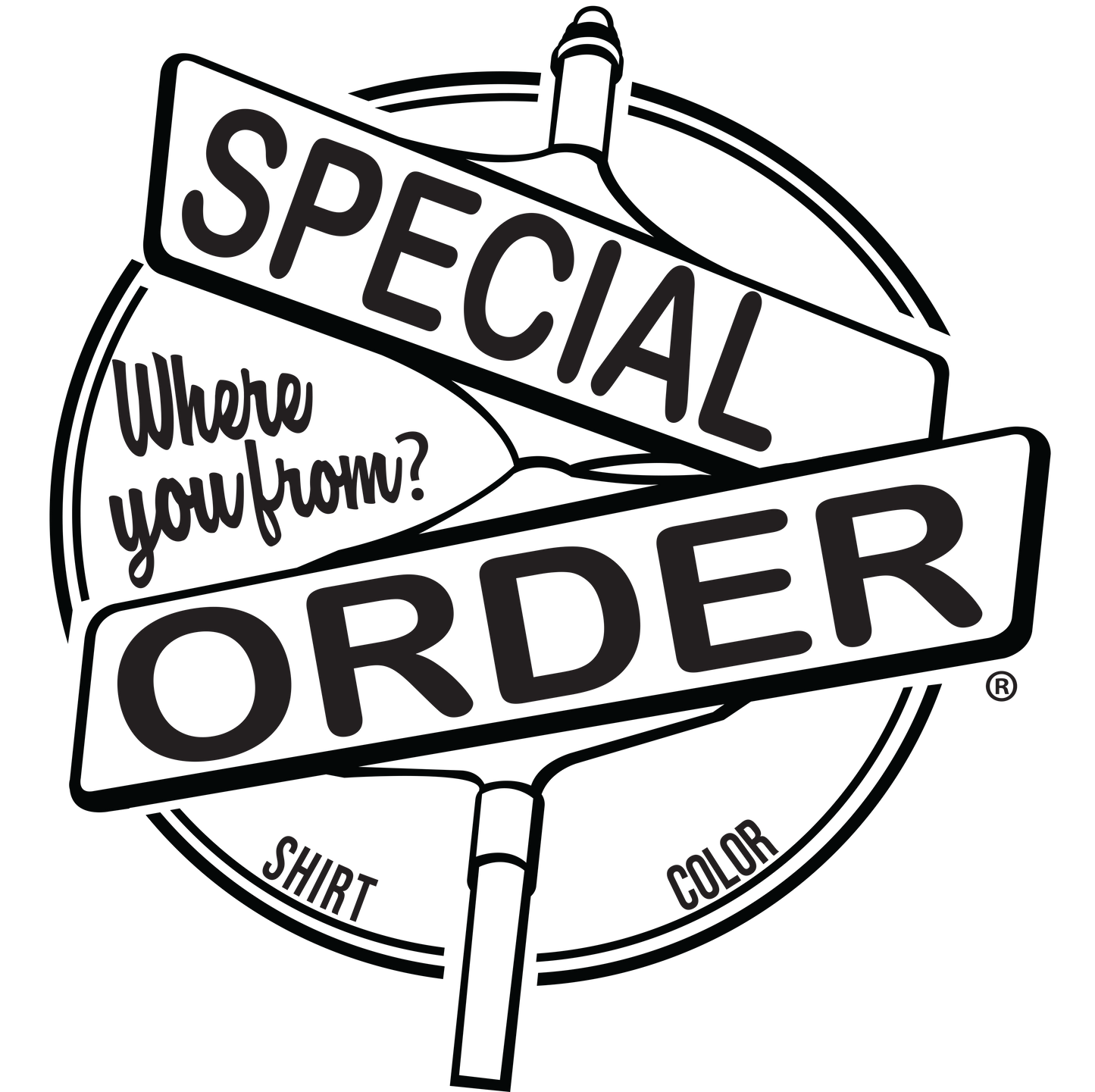 Customizable Cross Streets - Tee