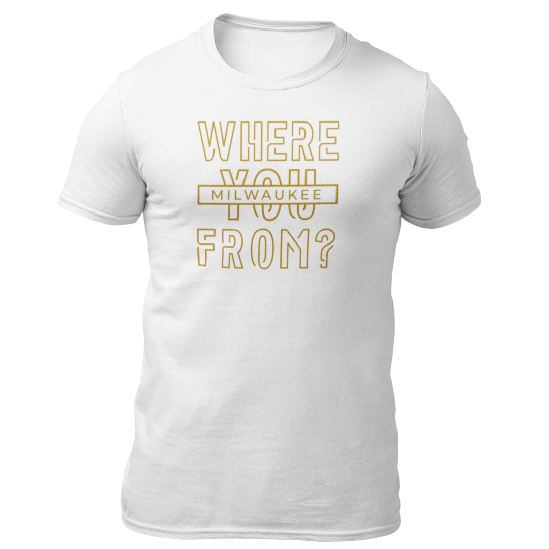Customizable Block Where You From - Tee