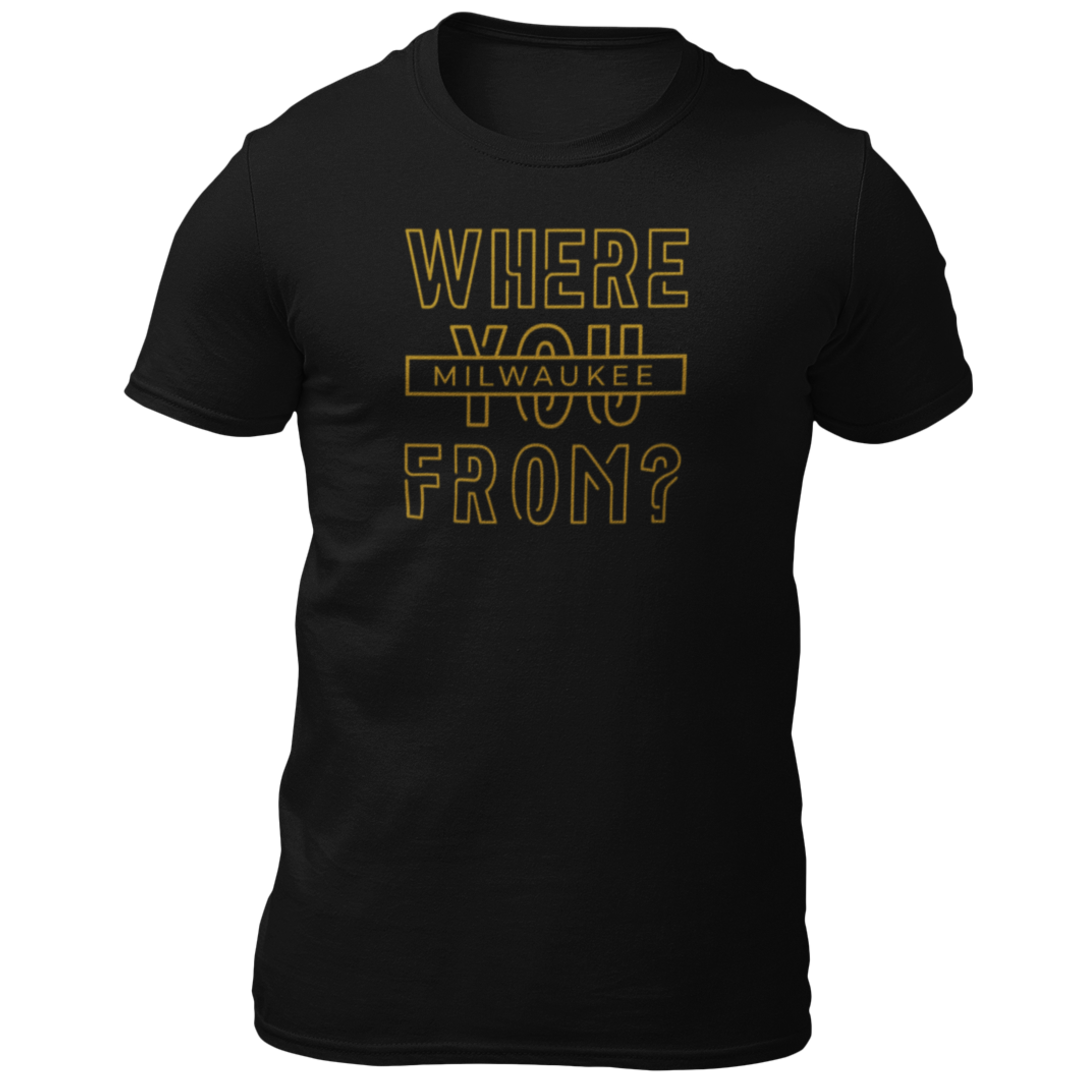 Customizable Block Where You From - Tee