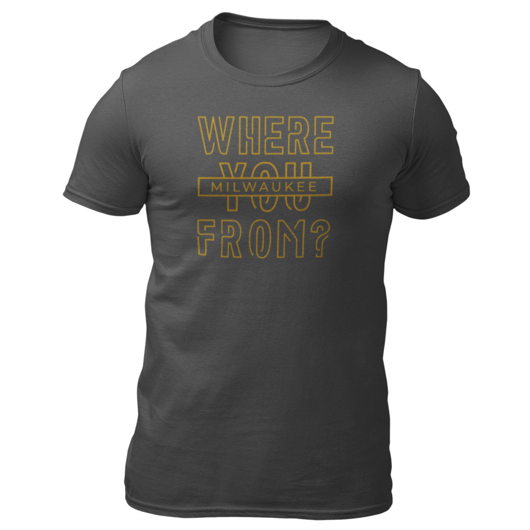 Customizable Block Where You From - Tee
